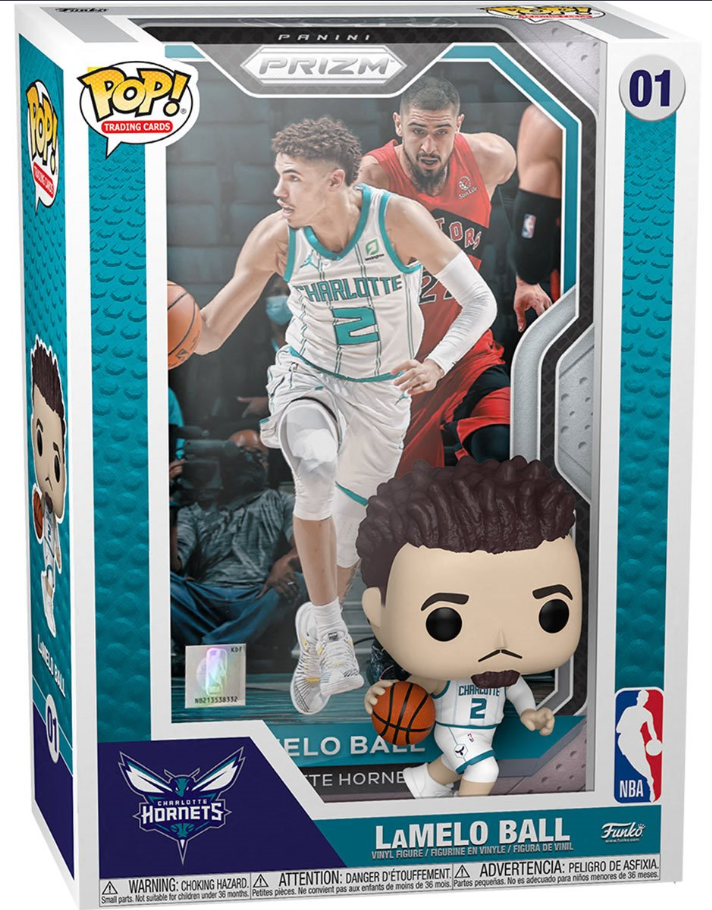 Funko POP! Trading Cards: Charlotte Hornets - LaMelo Ball #01 (With Case)