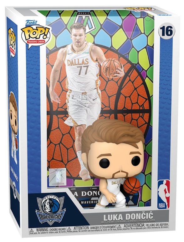 Funko POP! Trading Cards: Dallas Mavericks - Luka Doncic #16 (Mosaic) (With Case)