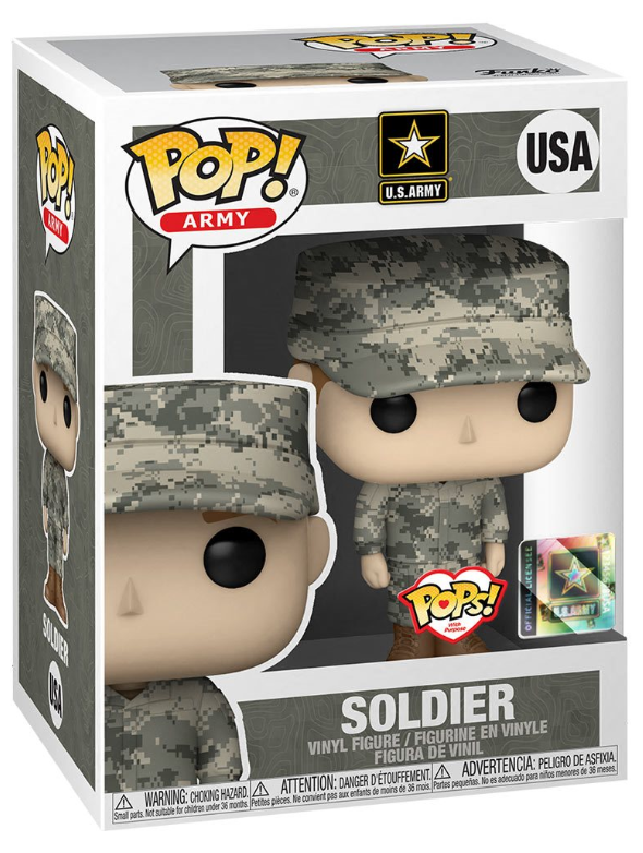 Funko POP! Army: U.S. Army - Soldier (Caucasian Male) (Pops with Purpose)