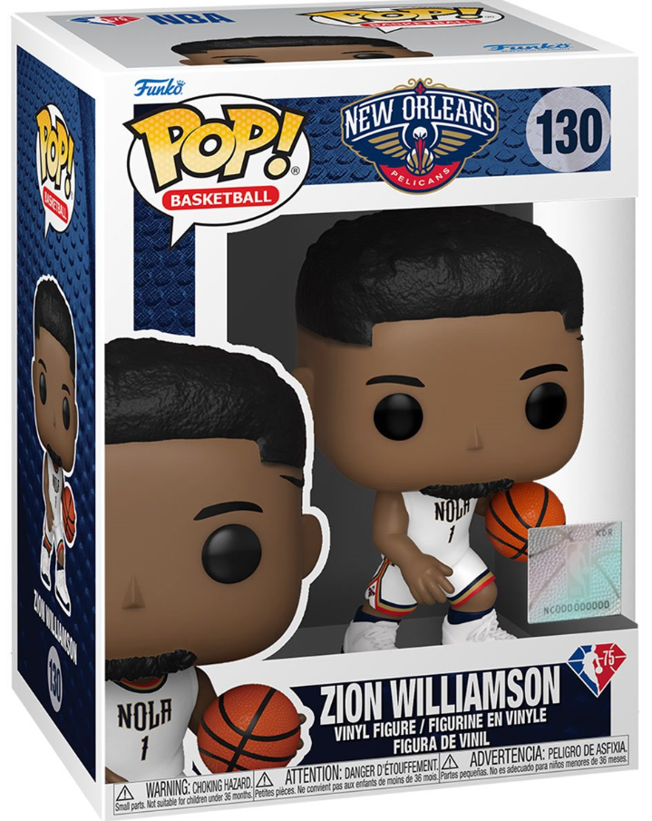 Funko POP! Basketball: New Orleans Pelicans - Zion Williamson #130 (City Edition 2021)