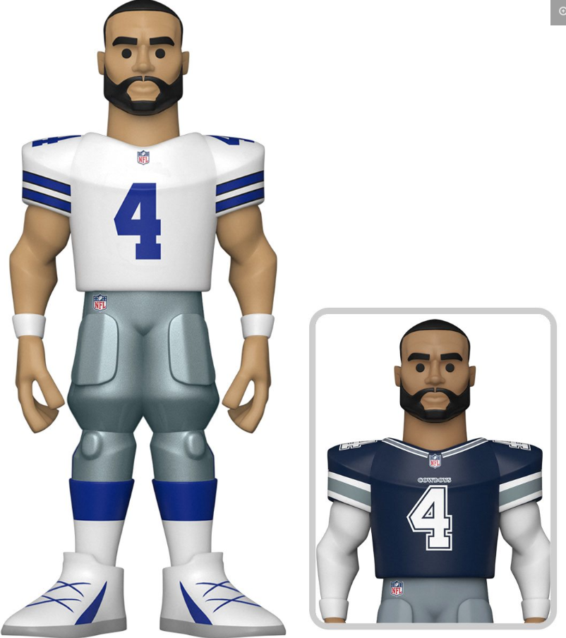 Funko: Gold - Dak Prescott (NFL) (Cowboys) (Premium) (Chase) 5-inch