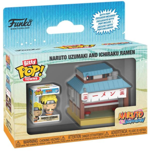 Funko Bitty POP! Towns: Naruto Shippuden - Naruto Uzumaki and Ichiraku Ramen