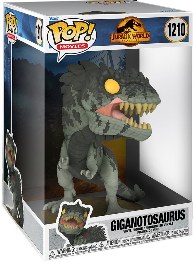 Funko POP! Movies: Jurassic World Dominion - Giganotosaurus #1210 (Jumbo 10-Inch)