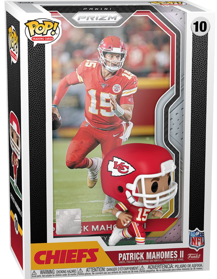 Funko POP! Trading Cards: Kansas City Chiefs - Patrick Mahomes II #10 (with Case)