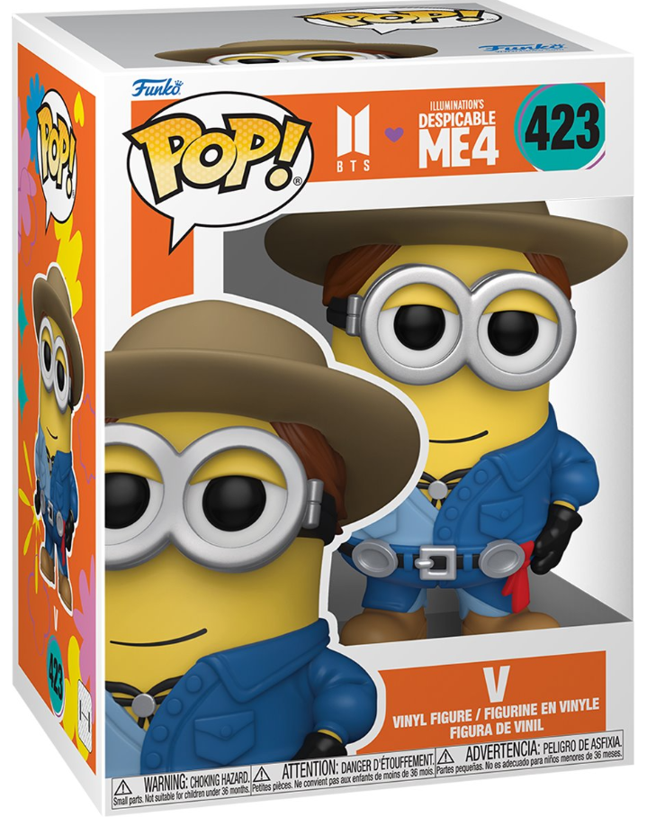 Funko POP!: Despicable Me 4 x BTS - V (Minion) #423