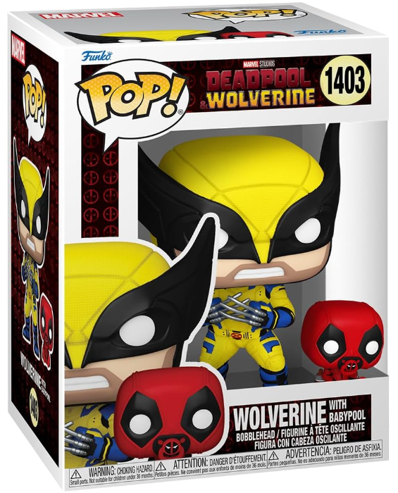 Funko POP!: Deadpool & Wolverine - Wolverine with Babypool #1403