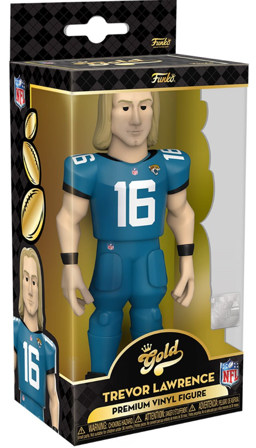Funko: Gold - Trevor Lawrence (NFL) (Jacksonville Jaguars) (Premium) (Chase) 5-inch