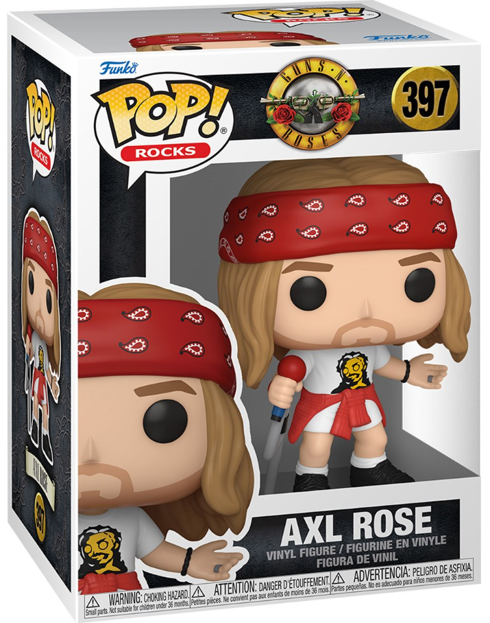 Funko POP! Rocks: Guns N' Roses - Axl Rose (1992) #397 (Limited Chase Edition)