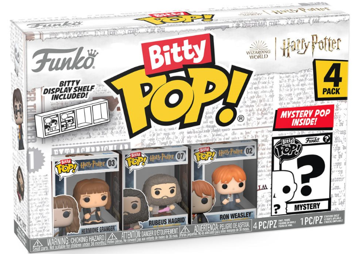 Funko Bitty POP!: Harry Potter - Hermione Granger Mini-Figure 4-Pack