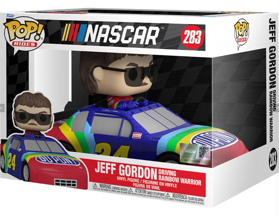 Funko POP! Rides: NASCAR - Jeff Gordon Driving Rainbow Warrior #283 (Super Deluxe)