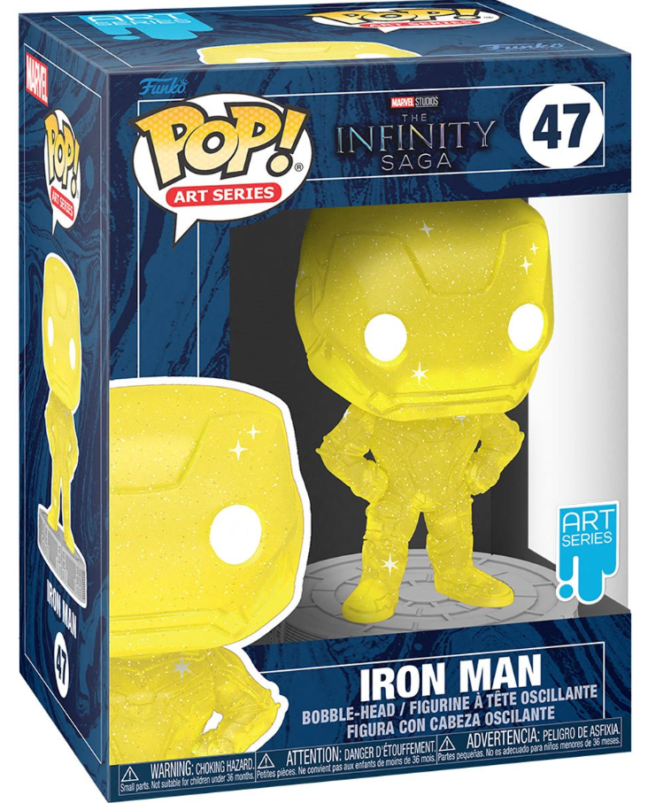 Funko POP! Art Series: The Infinity Saga - Iron Man #47 (Yellow)