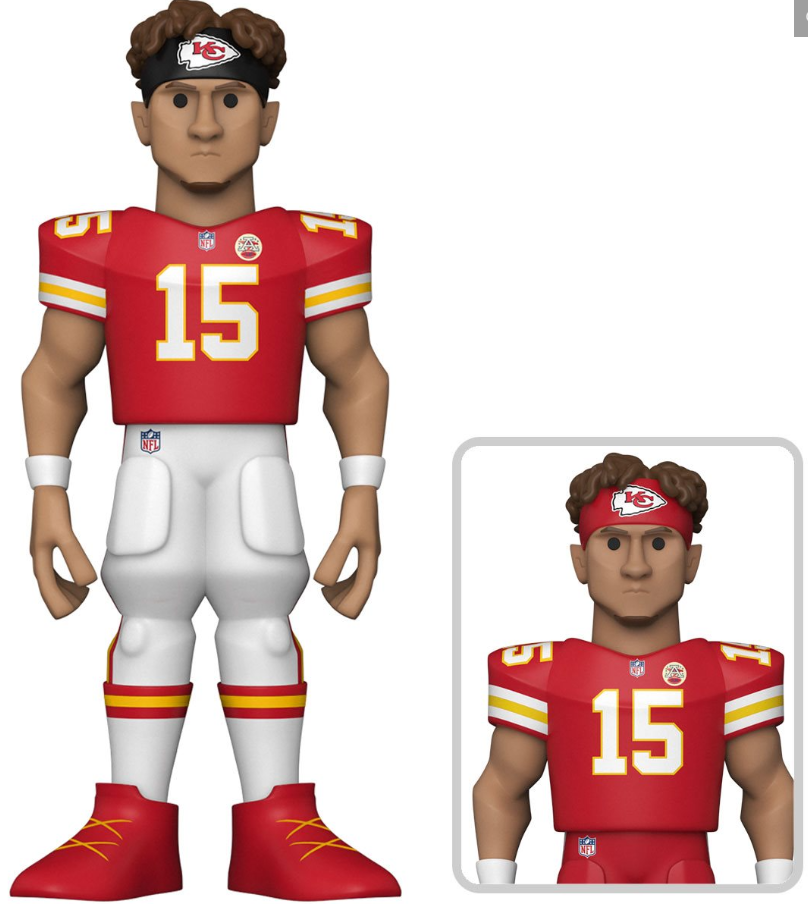 Funko: Gold - Patrick Mahomes II (NFL) (Chiefs) (Premium) (Chase) 5-inch
