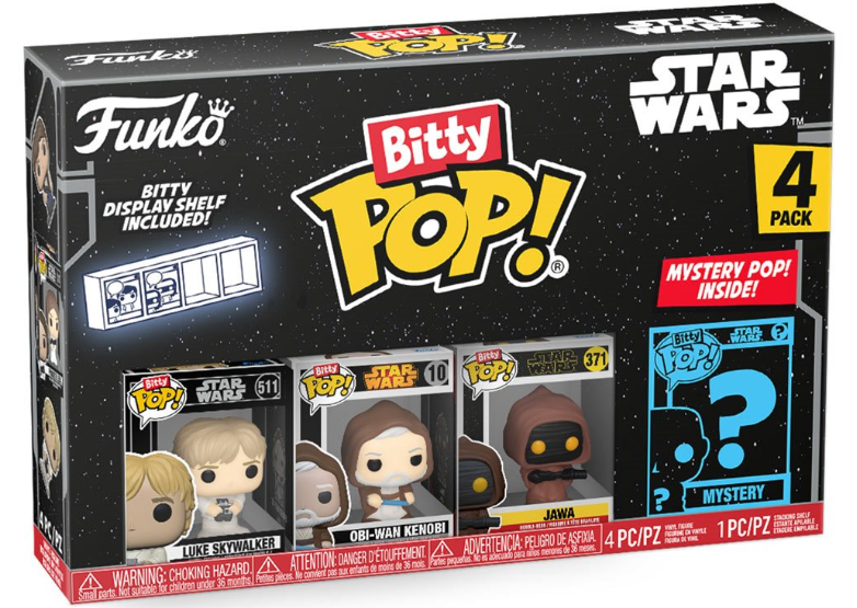 Funko Bitty POP!: Star Wars - Luke Skywalker Mini-Figure 4-Pack