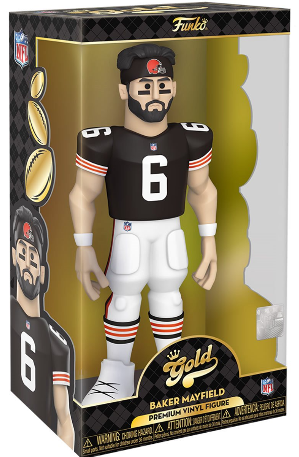 Funko: Gold - Baker Mayfield (NFL) (Cleveland Browns) (Premium) (Chase) 12-inch