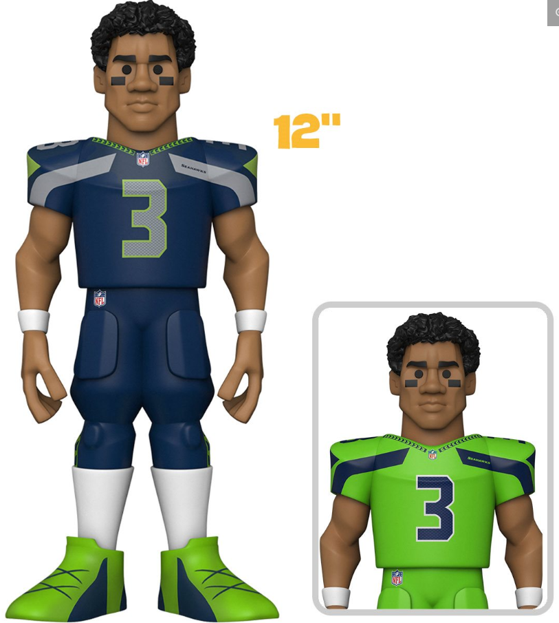 Funko: Gold - Russell Wilson (NFL) (Seahawks) (Premium) (Chase) 12-inch