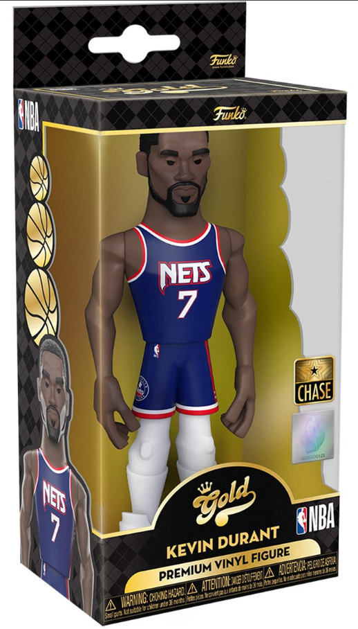 Funko: Gold - Kevin Durant (NBA) (Brooklyn Nets) (Premium) (Chase) 5-inch