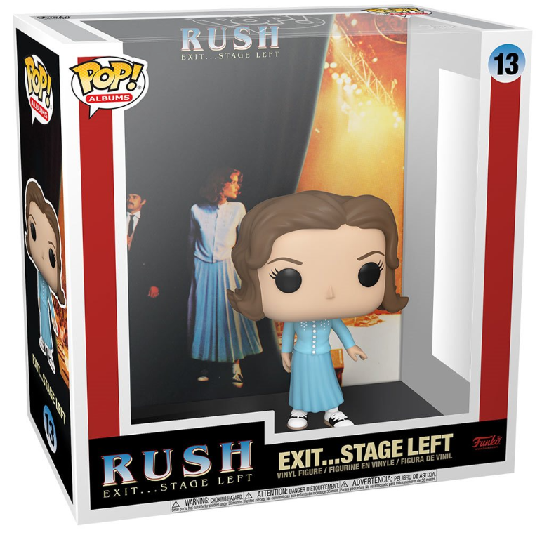 Funko POP! Albums: Rush - Exit...Stage Left #13 (With Case)