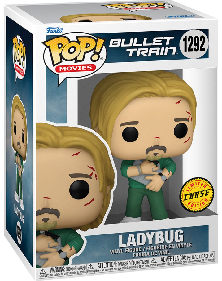 Funko POP! Movies: Bullet Train - Ladybug #1292 (Limited Chase Edition)