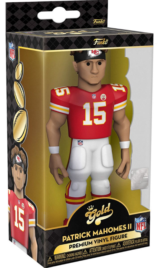 Funko: Gold - Patrick Mahomes II (NFL) (Chiefs) (Premium) (Chase) 5-inch