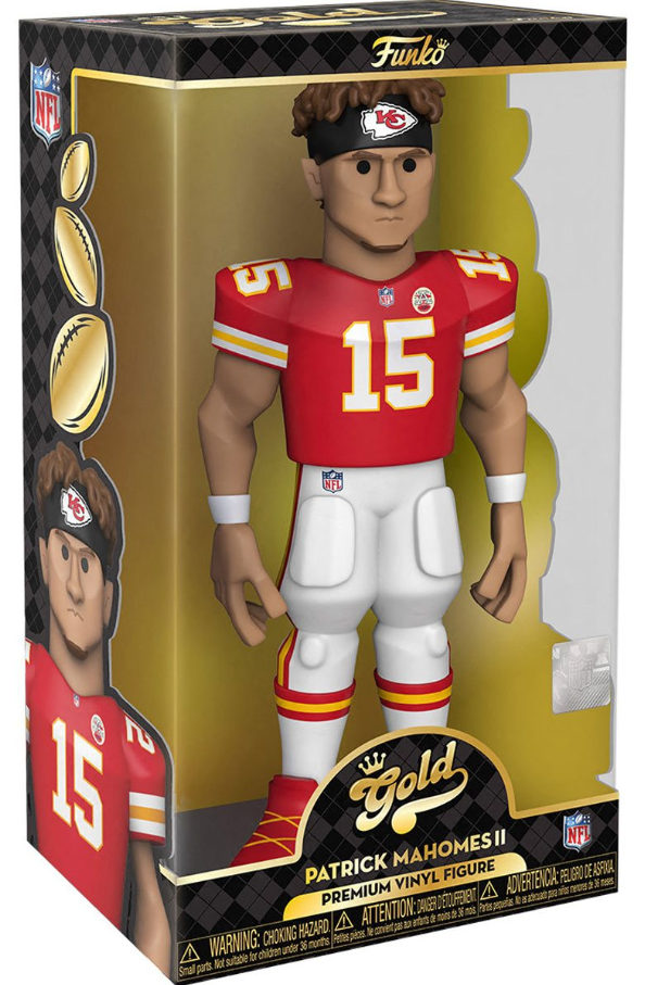 Funko: Gold - Patrick Mahomes II (NFL) (Chiefs) (Premium) (Chase) 12-inch
