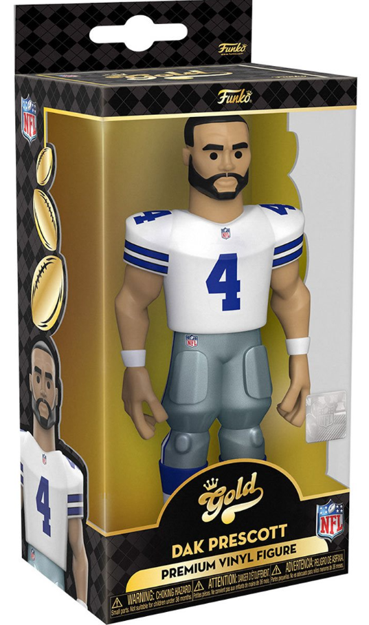Funko: Gold - Dak Prescott (NFL) (Cowboys) (Premium) (Chase) 5-inch
