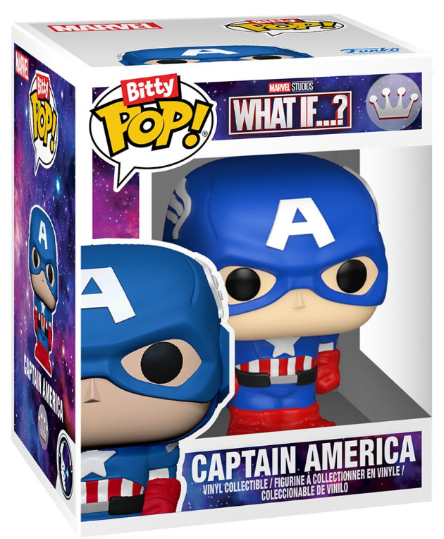 Funko Bitty POP! Bitty Bot: Marvel Studios What If - Captain America Mech with Captain America