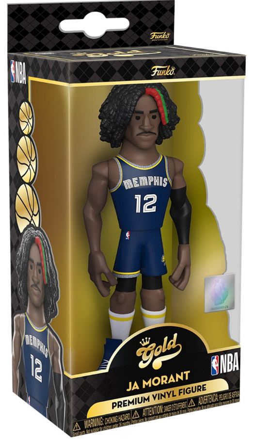 Funko: Gold - Ja Morant (NBA) (Memphis Grizzlies) (Premium) (Chase) 5-inch