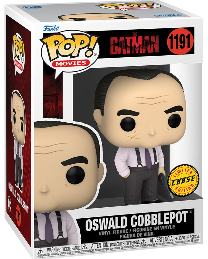 Funko POP! Movies: The Batman - Oswald Cobblepot #1191 (Limited Chase Edition)