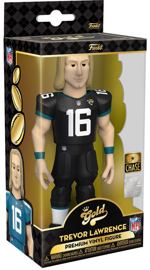 Funko: Gold - Trevor Lawrence (NFL) (Jacksonville Jaguars) (Premium) (Chase) 5-inch