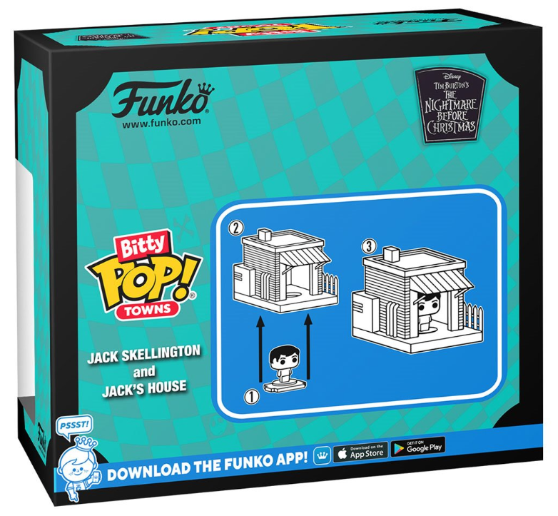 Funko Bitty POP! Towns: The Nightmare Before Christmas - Jack Skellington and Jack's House