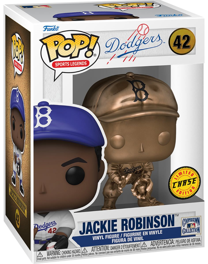 Funko POP! Sports Legends: Dodgers - Jackie Robinson #42 (Limited Chase Edition)
