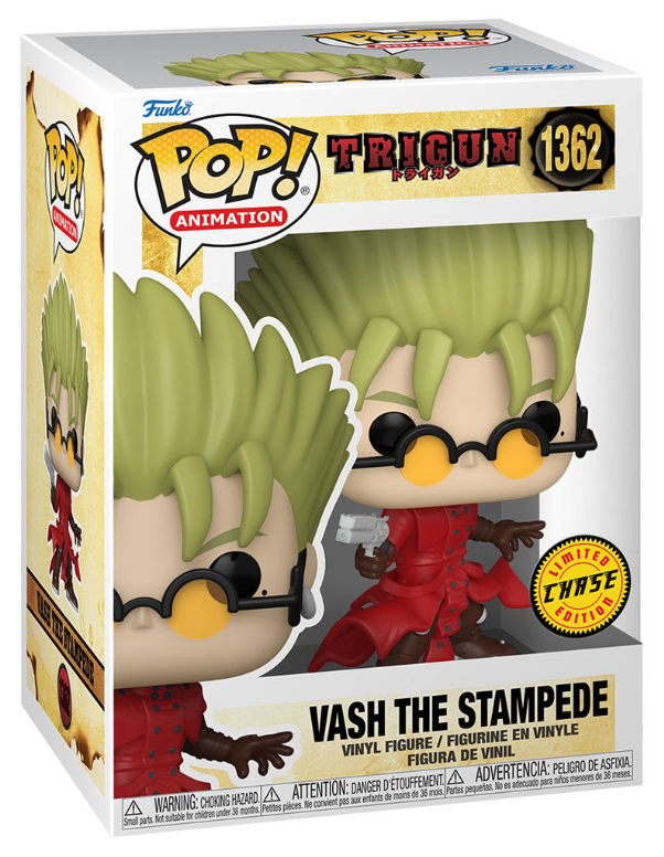 Funko POP! Animation: Trigun - Vash the Stampede #1362 (Limited Chase Edition)