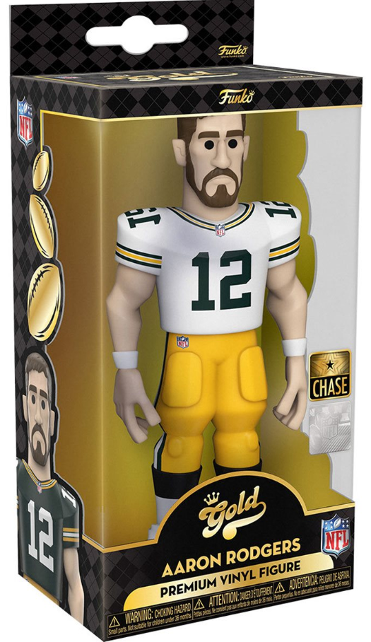 Funko: Gold - Aaron Rodgers (NFL) (Packers) (Premium) (Chase) 5-inch