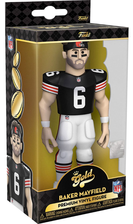 Funko: Gold - Baker Mayfield (NFL) (Browns) (Premium) (Chase) 5-inch