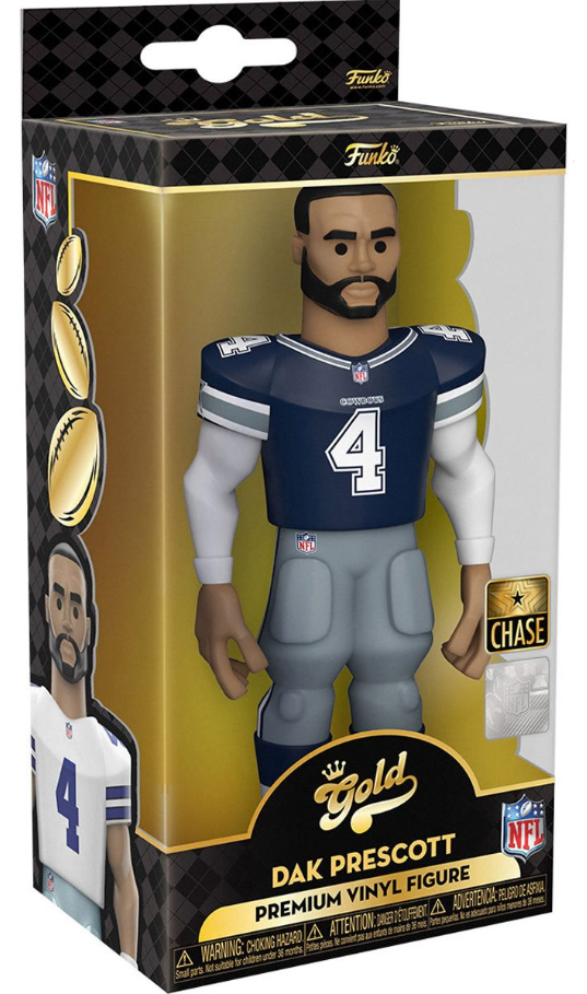 Funko: Gold - Dak Prescott (NFL) (Cowboys) (Premium) (Chase) 5-inch
