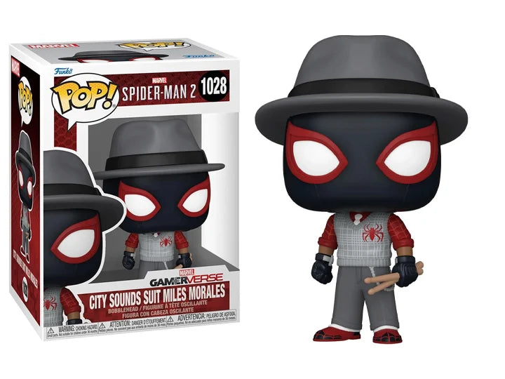 Funko Pop! Games: Spider-Man 2 - City Sounds Suit Miles Morales - #1028