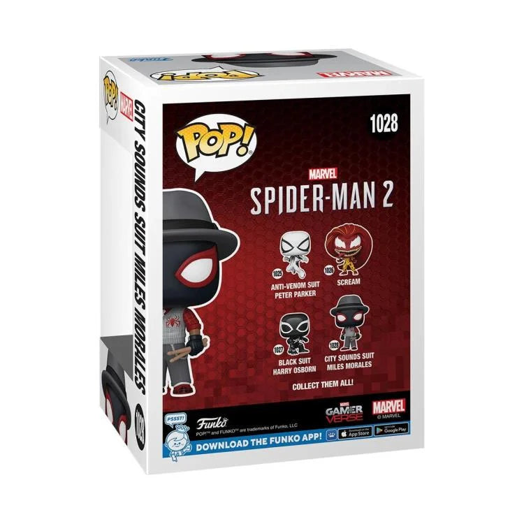 Funko Pop! Games: Spider-Man 2 - City Sounds Suit Miles Morales - #1028