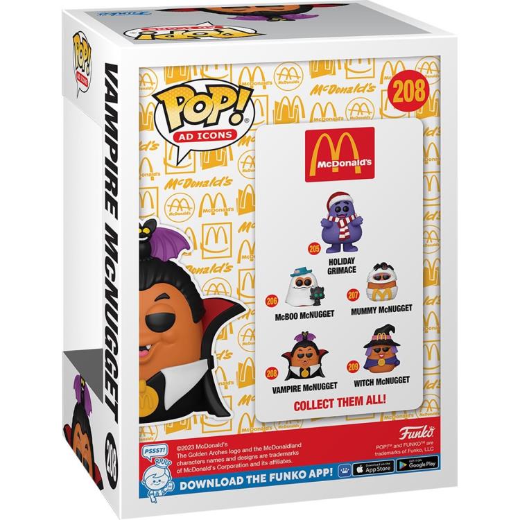 PRESALE | Funko POP! Ad Icons: McDonalds - Vampire McNugget #208 Vinyl Figures