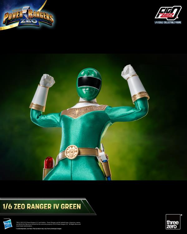 PRESALE | Power Rangers - Zeo Ranger IV Green - FigZero - 1/6 Scale Action Figure (ThreeZero)