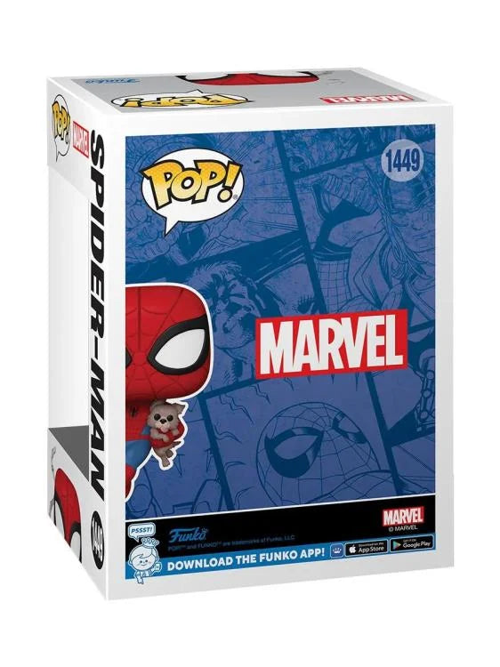 Funko Pop! Marvel: Amazing Spider-Man - Spider-Man with Sandwich the Dog Exclusive #1449