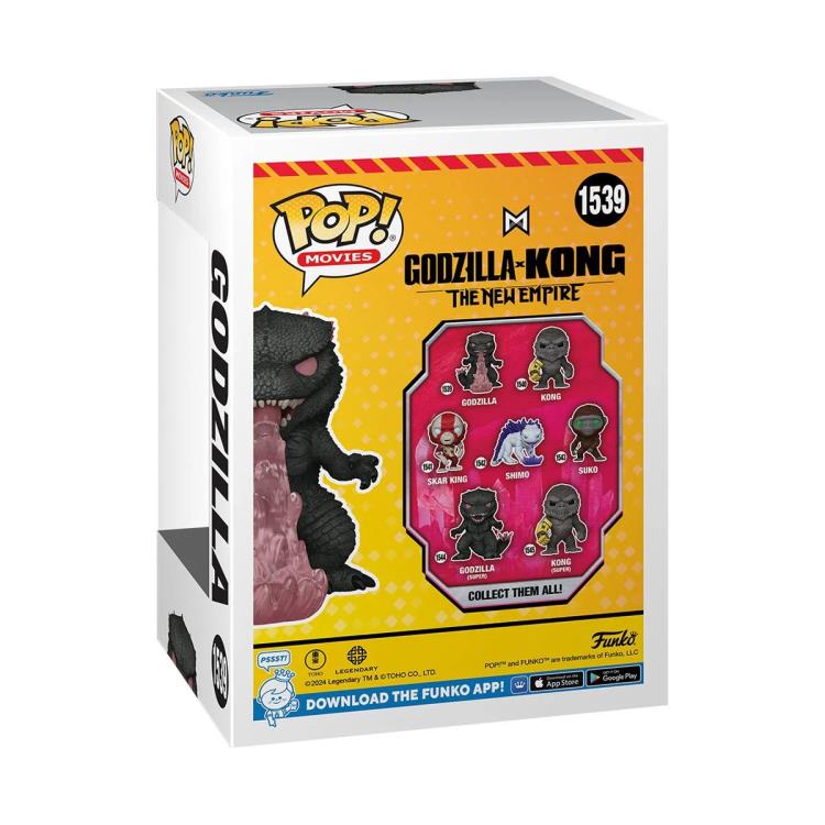 PRESALE | Funko POP! Movies: Godzilla x Kong: The New Empire - Godzilla with Heat-Ray #1539 - Vinyl Figures