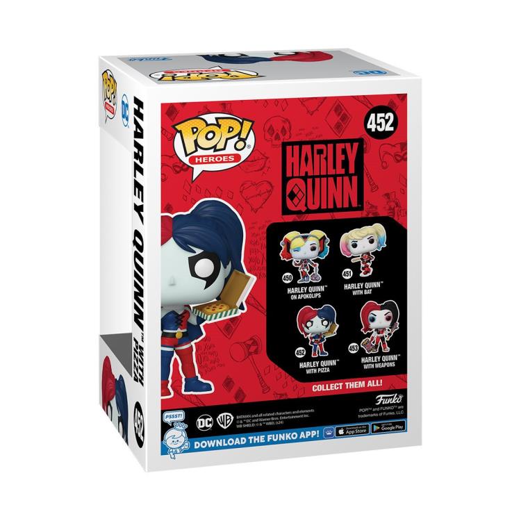 PRESALE | Funko POP! Heroes: DC Comics - Harley Quinn with Pizza #452 - Vinyl Figures