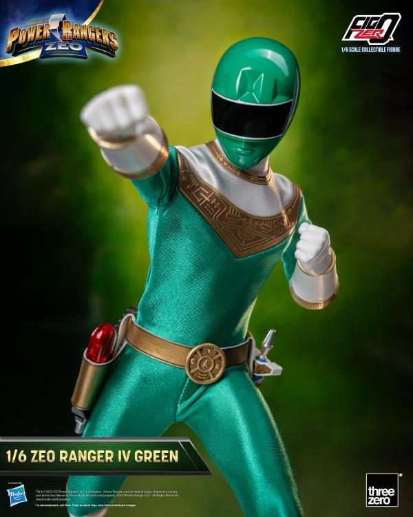 PRESALE | Power Rangers - Zeo Ranger IV Green - FigZero - 1/6 Scale Action Figure (ThreeZero)