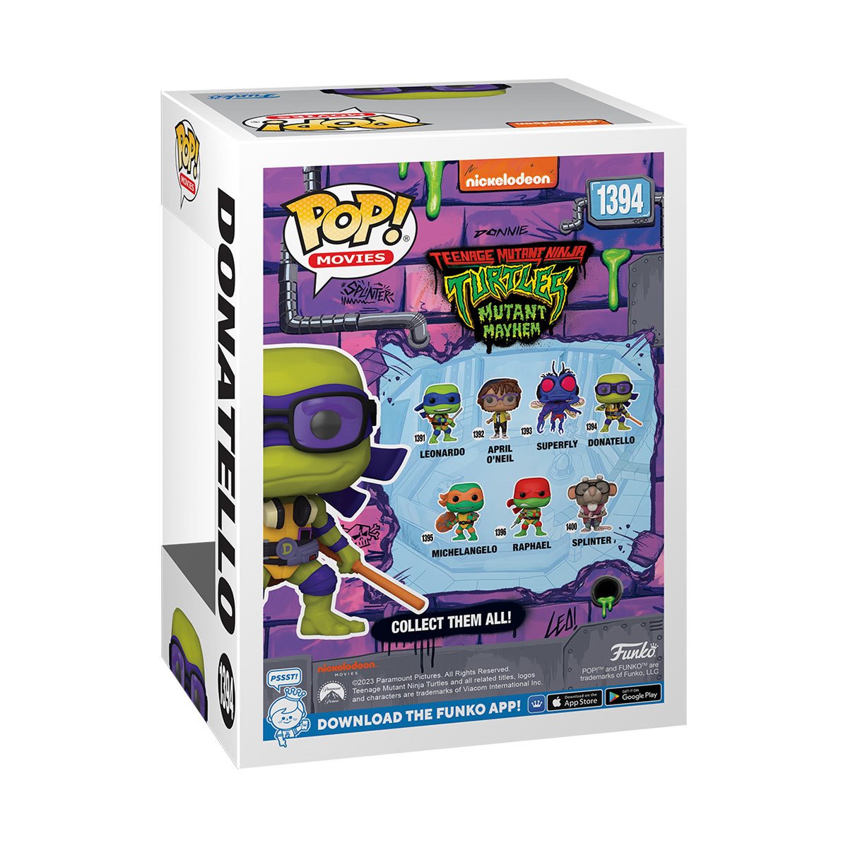 PRESALE | Funko POP! Movies: Teenage Mutant Ninja Turtles: Mutant Mayhem - Donatello #1394 Vinyl Figures