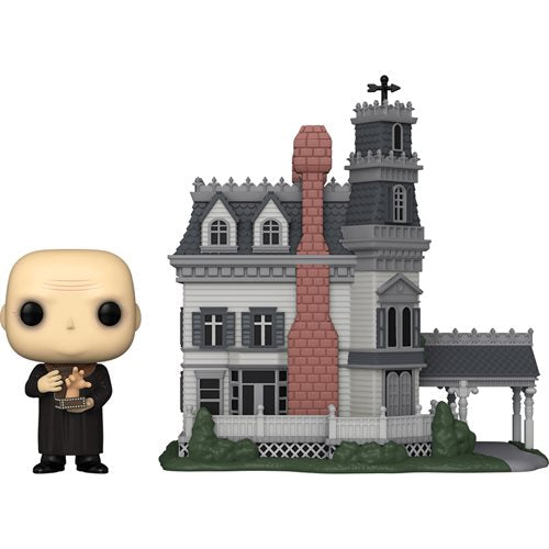 PRESALE | Funko POP! Town: The Addams Family - Addams Family Mansion with Uncle Fester #40 - Vinyl Figures