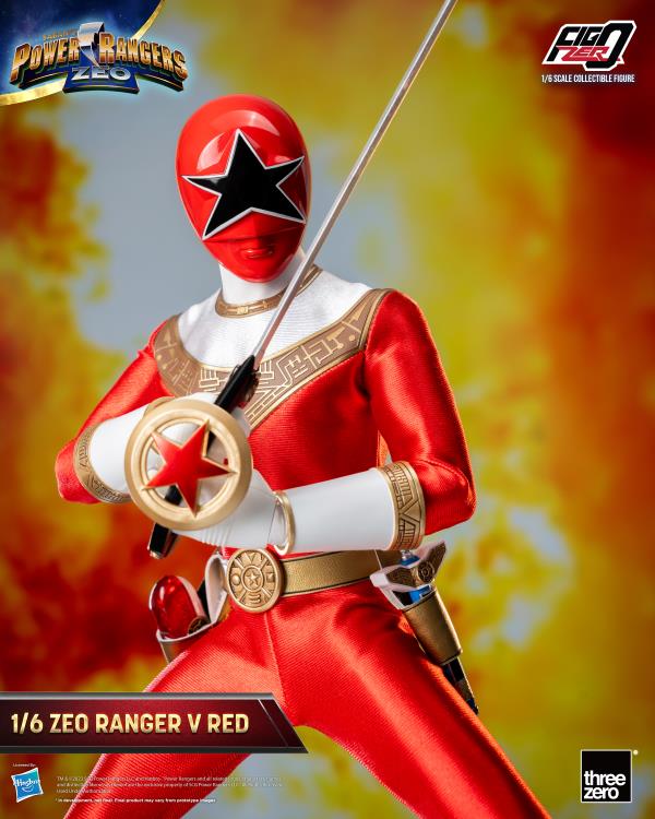 PRESALE | Power Rangers - Zeo Ranger V Red - FigZero - 1/6 Scale Action Figure (ThreeZero)