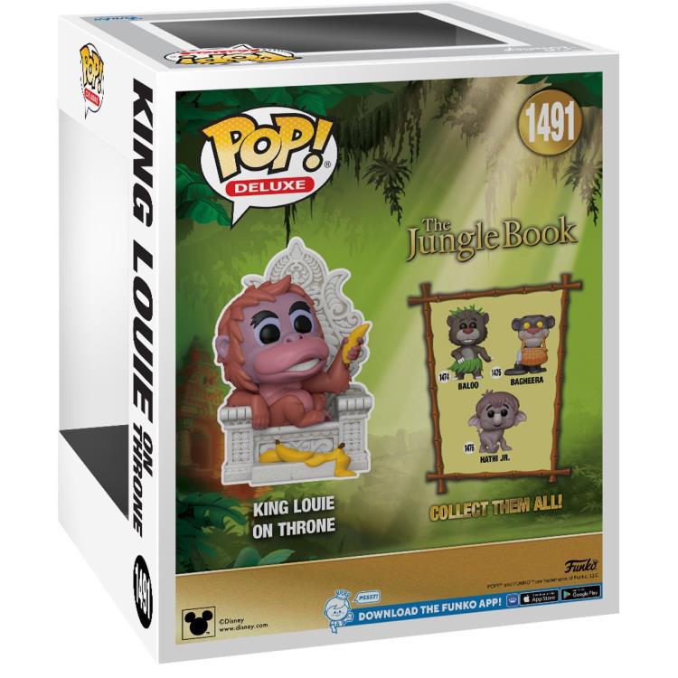 Funko POP! Deluxe: The Jungle Book - King Louie on Throne - Vinyl Figure #1491