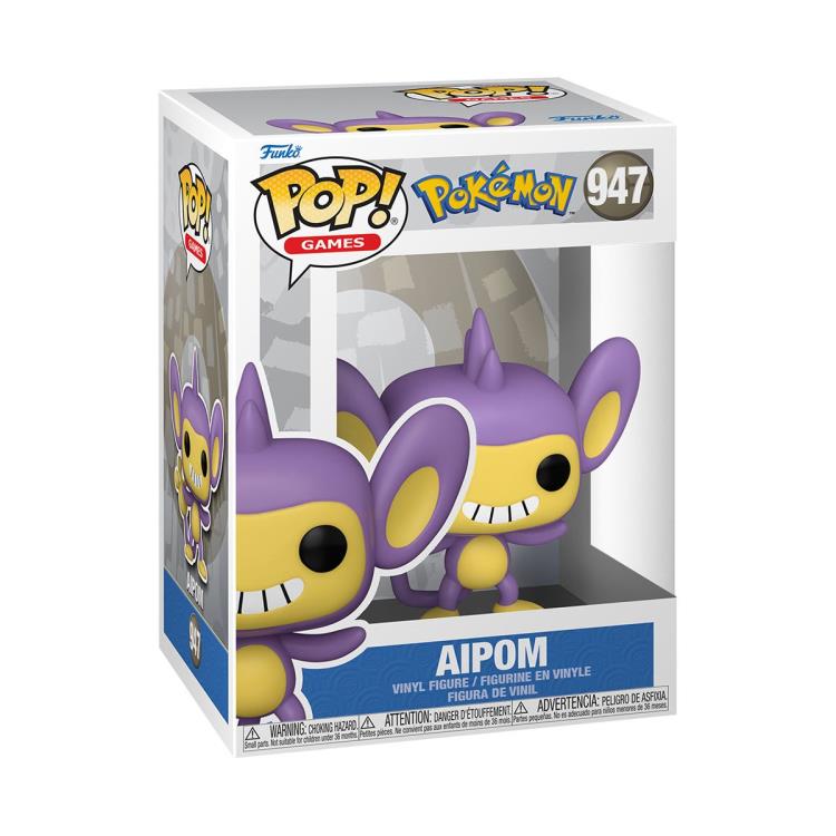 PRESALE | Funko POP! Games: Pokemon - Aipom #947 Vinyl Figures