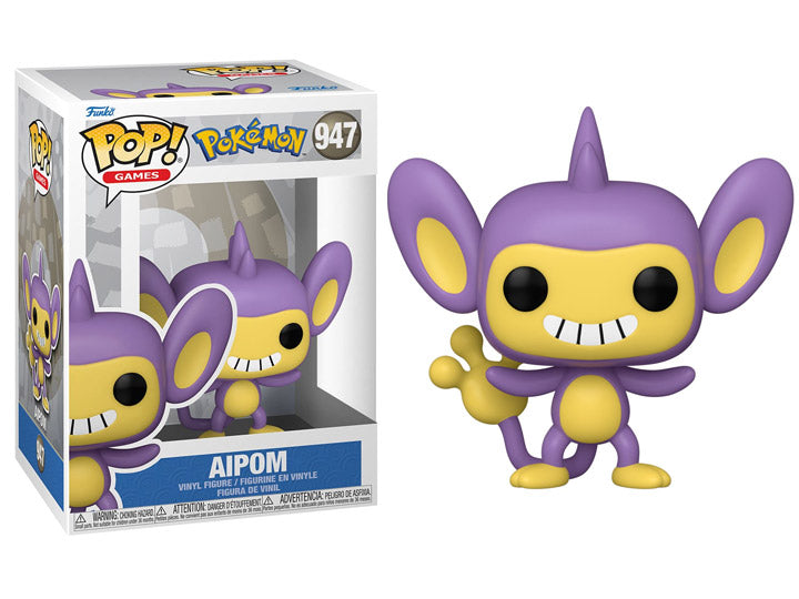 PRESALE | Funko POP! Games: Pokemon - Aipom #947 Vinyl Figures