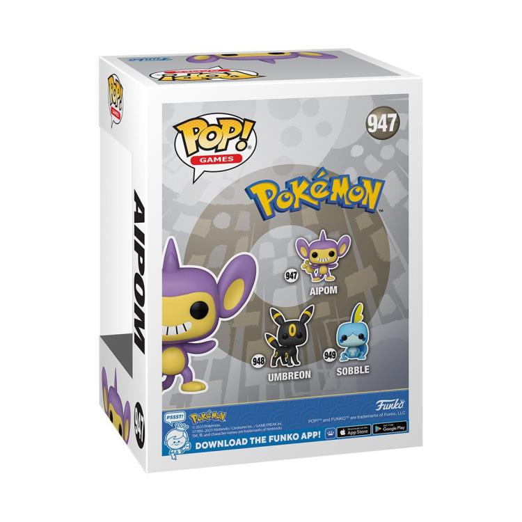 PRESALE | Funko POP! Games: Pokemon - Aipom #947 Vinyl Figures